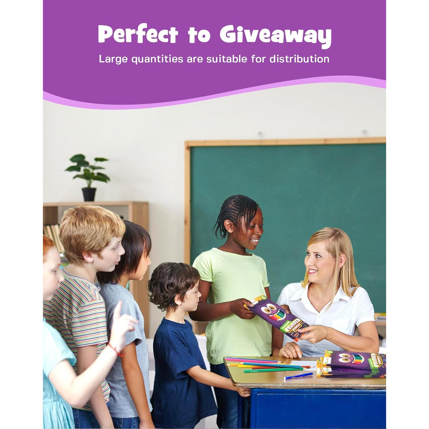 Lápices de Colores D-FantiX 432 Unidades Pre-Afilados