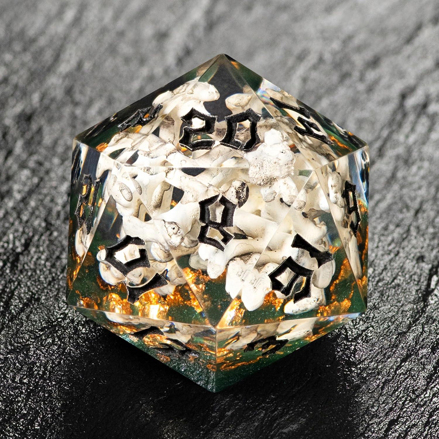 Set de Dados RPG de Hueso Maldito DiceBell - 7 Piezas