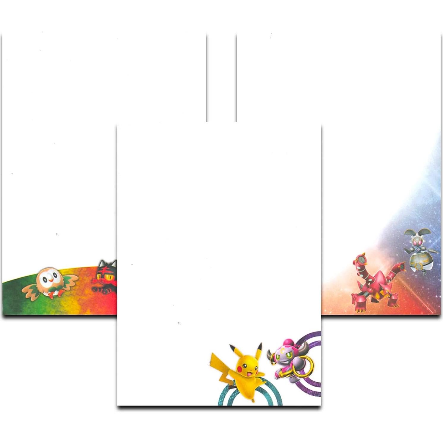 Conjunto de Libros para Colorear Pokemon Bendon - 3 Libros y Tarjetas