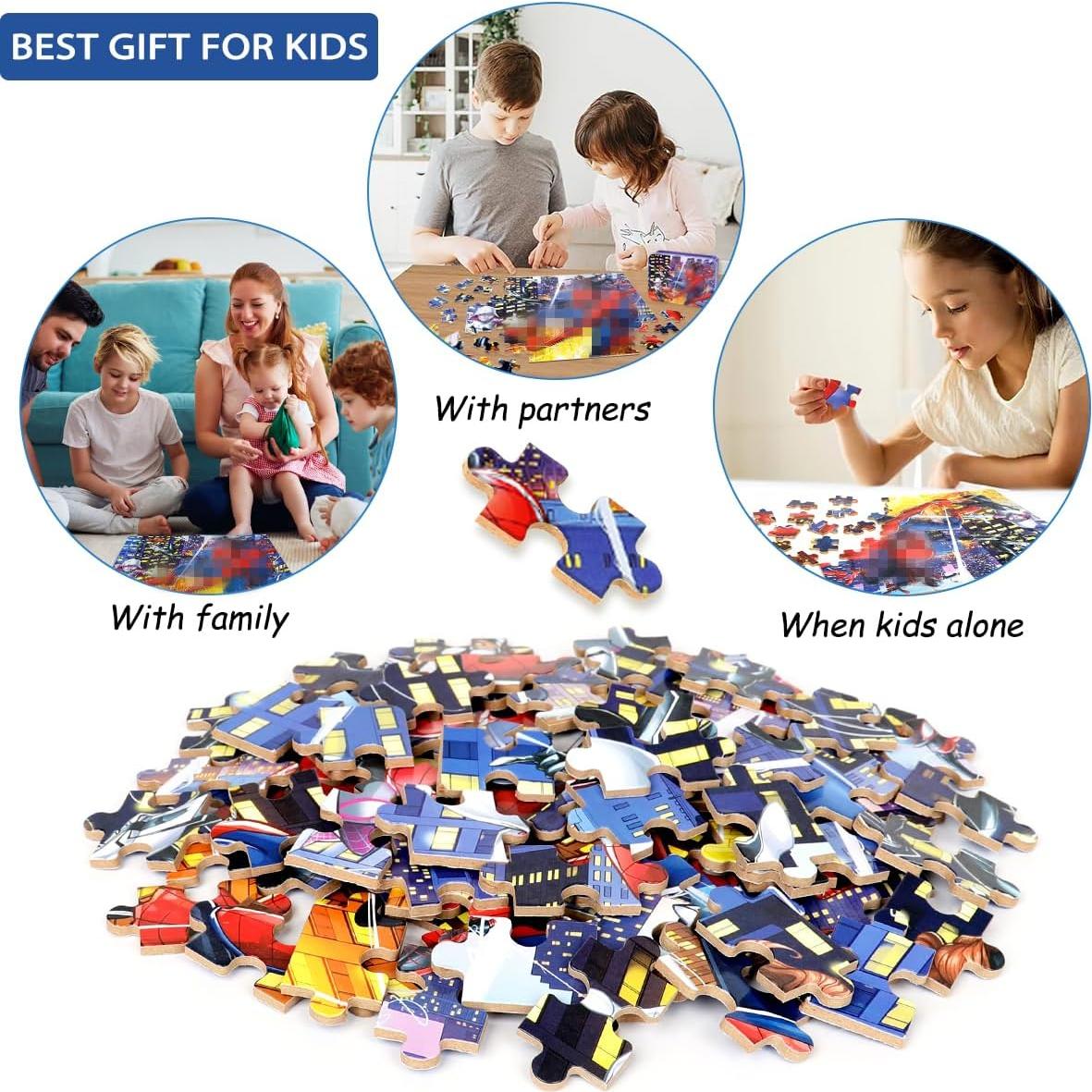 Rompecabezas Infantil 100 Piezas Wieewg en Caja de Metal