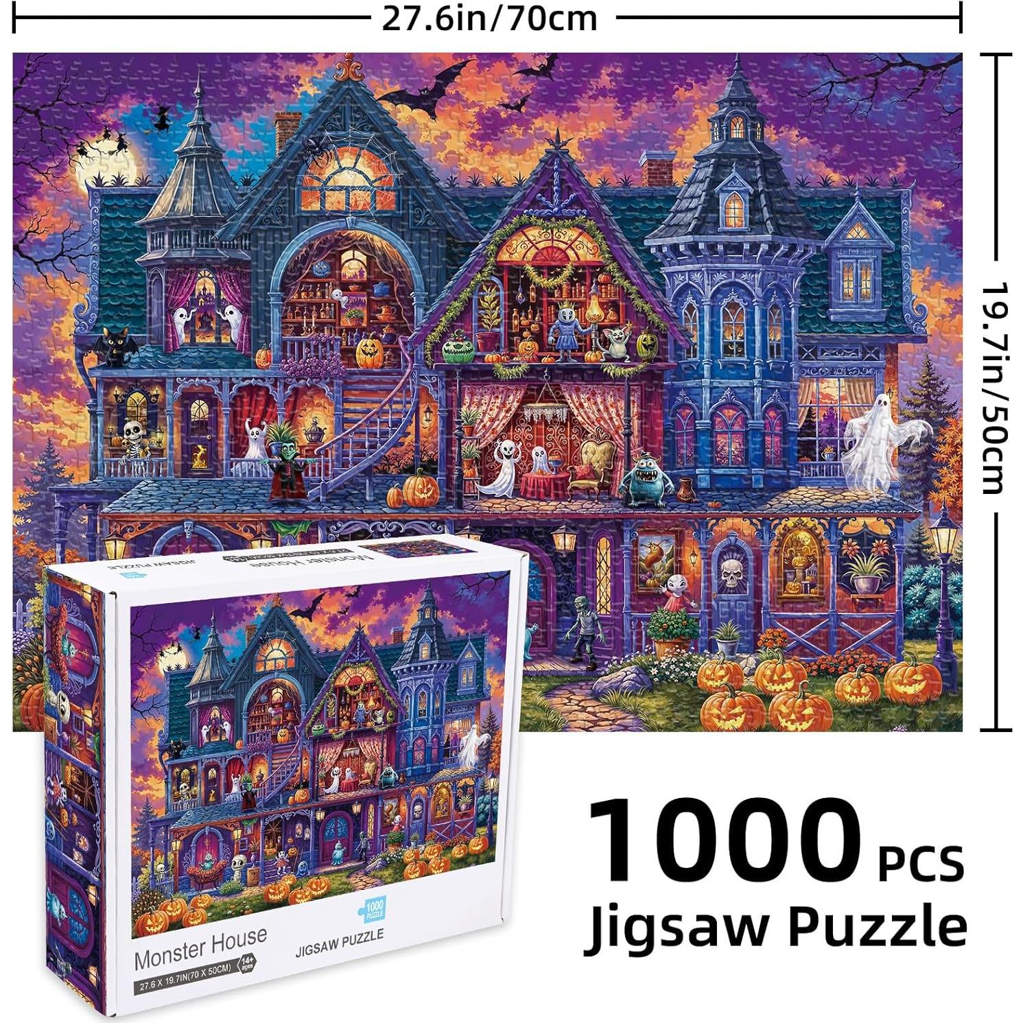 Rompecabezas Monster House Libeder 1000 Piezas Adultos