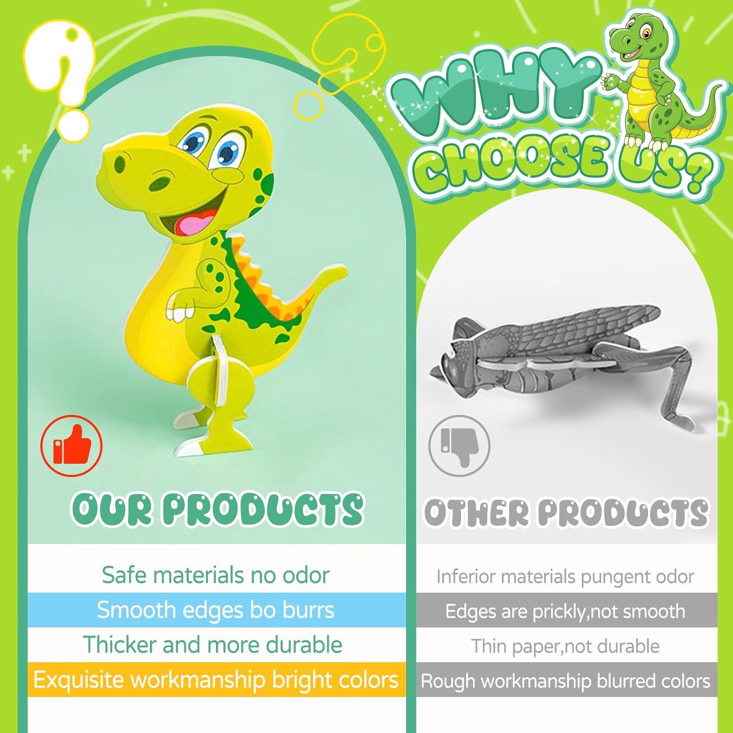 Rompecabezas 3D educativo LOSFPVR 100 piezas para niños