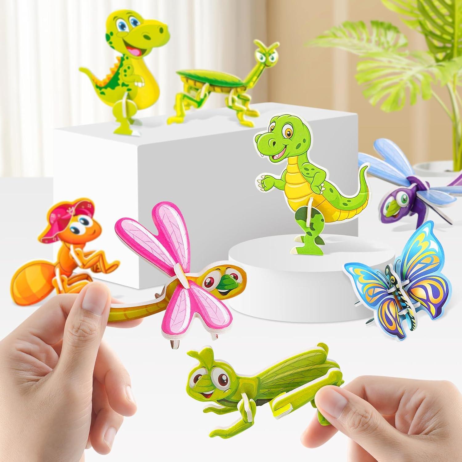 Rompecabezas 3D educativo LOSFPVR 100 piezas para niños