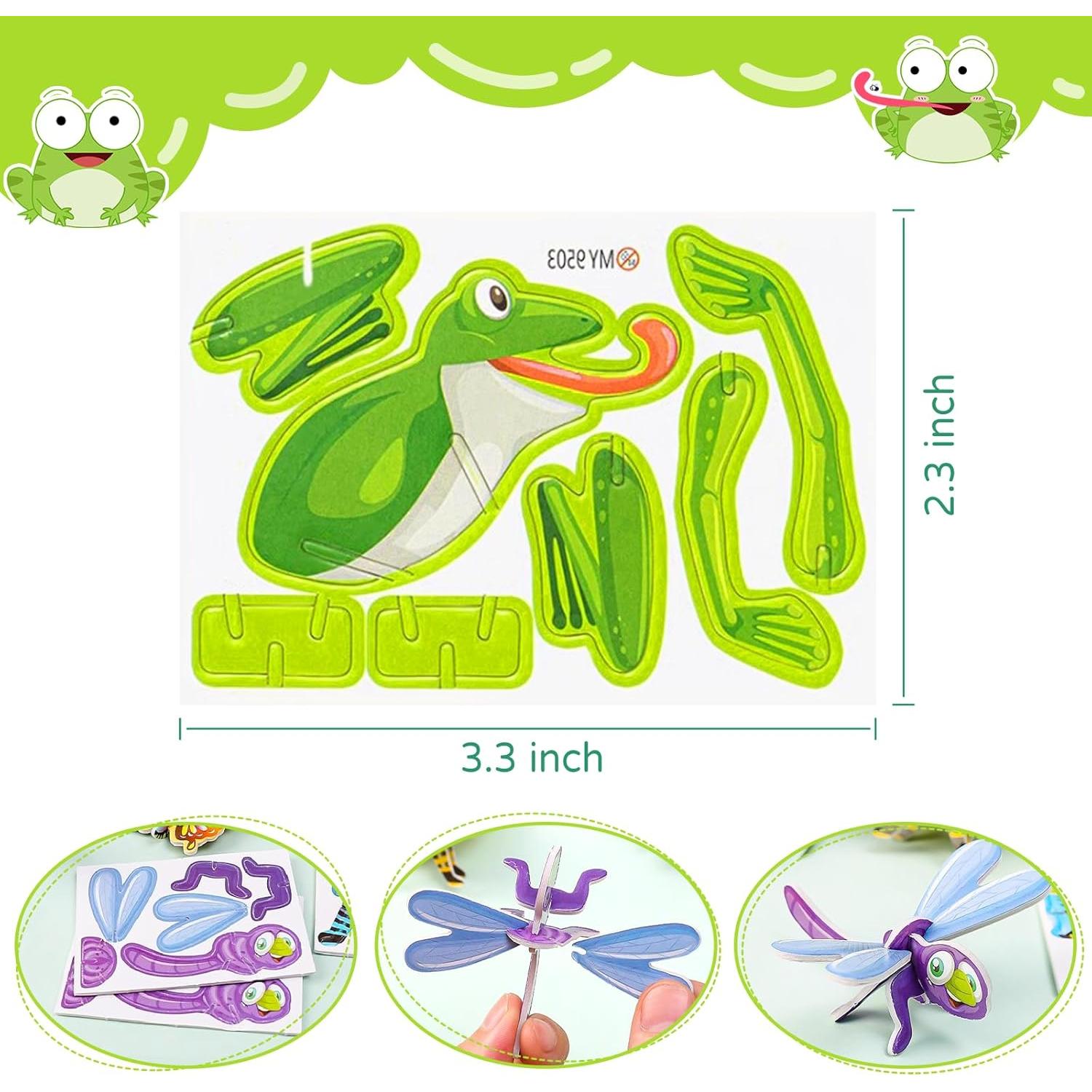 Rompecabezas 3D educativo LOSFPVR 100 piezas para niños