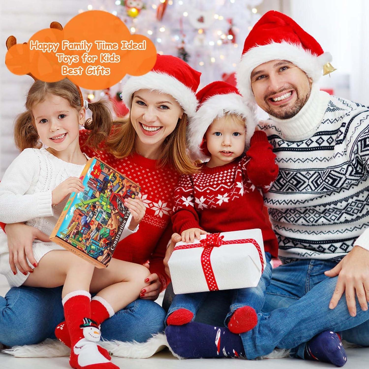 Rompecabezas 100 Piezas Vehículos Construcción Niños 4-10 Años