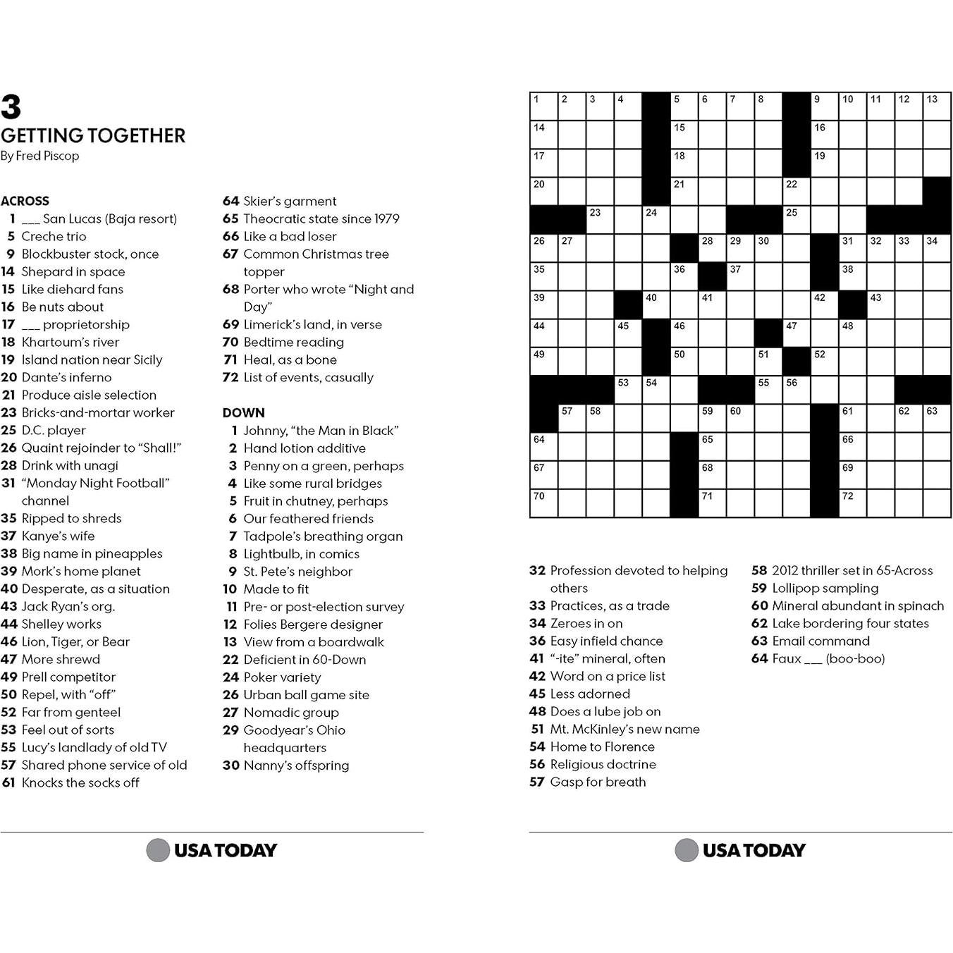 USA TODAY Crossword Super Challenge 2: 200 Puzzles (USA Today Puzzles) (Volume 29)