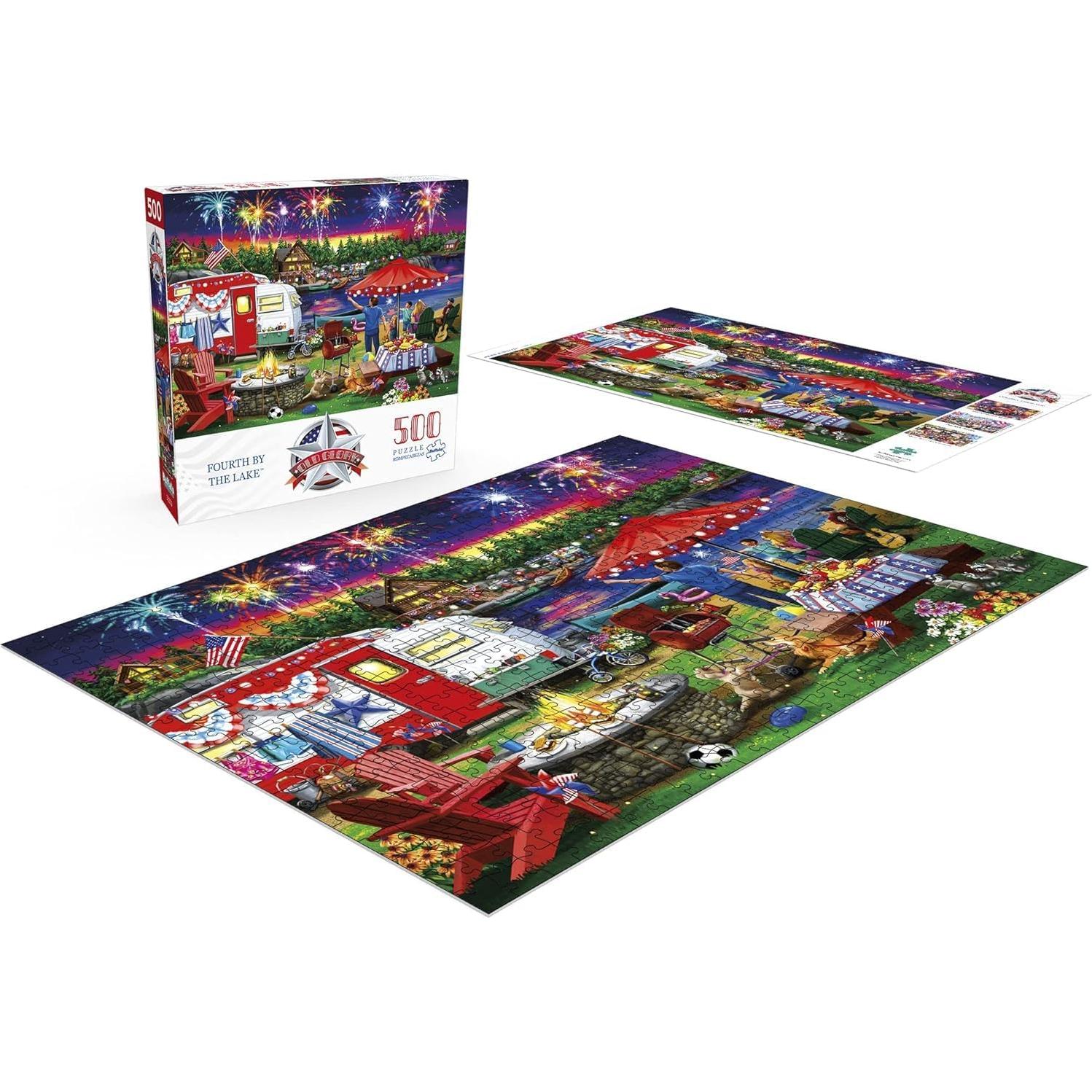 Rompecabezas 500 Piezas Buffalo Games Cuarto Lago 54x38 cm