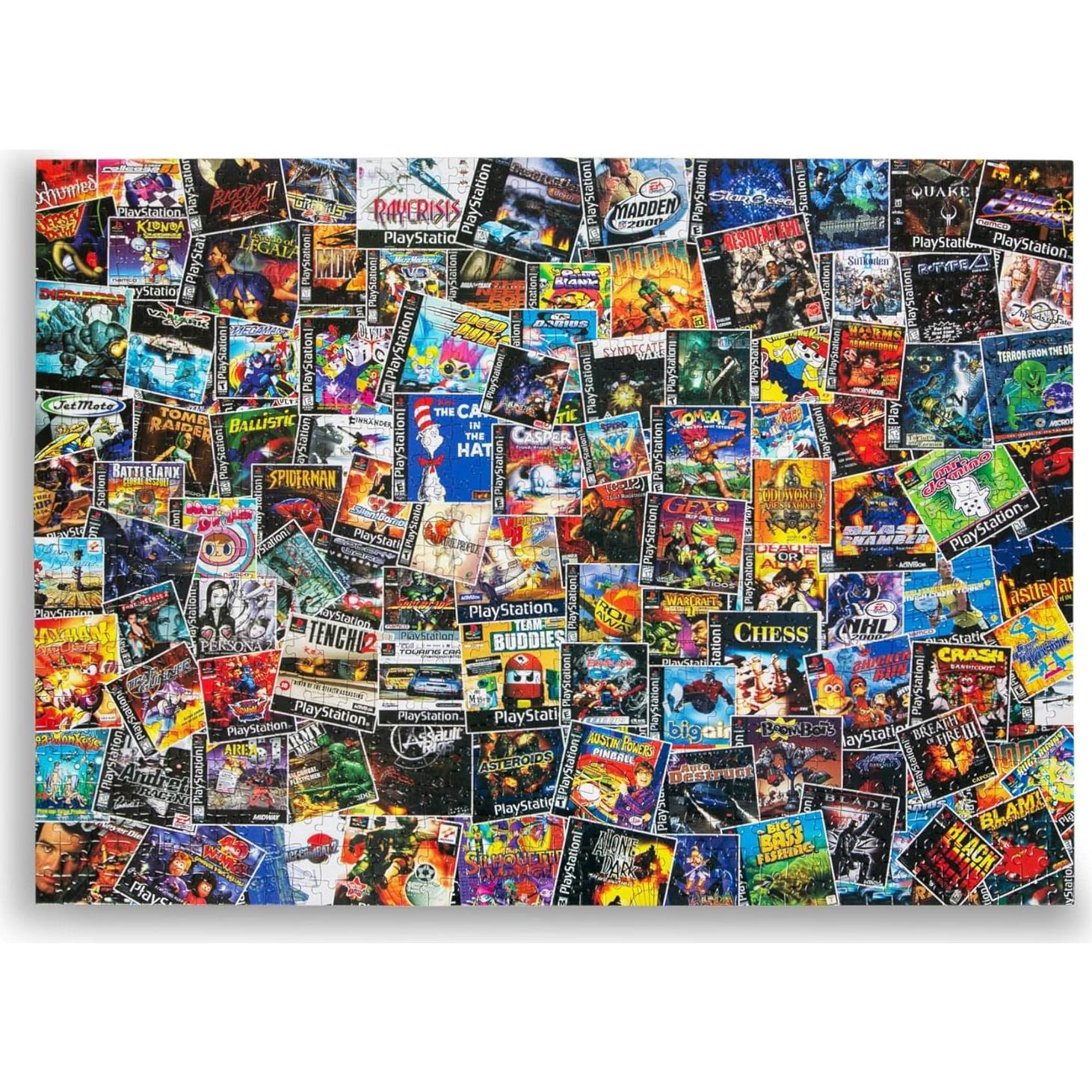 Rompecabezas 1000 Piezas Toynk Collage Videojuegos Retro 71x50 cm