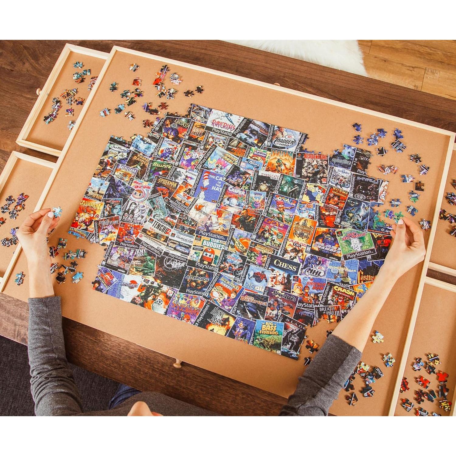 Rompecabezas 1000 Piezas Toynk Collage Videojuegos Retro 71x50 cm