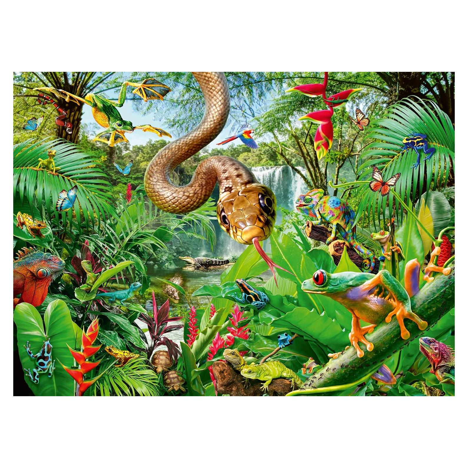 Rompecabezas Ravensburger Resort de Reptiles 300 Piezas 50.8x35.6 cm