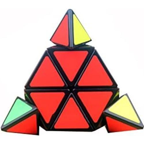 Cubo Mágico Pirámide Rápido 3D SHUYUE Negro 3x3x3