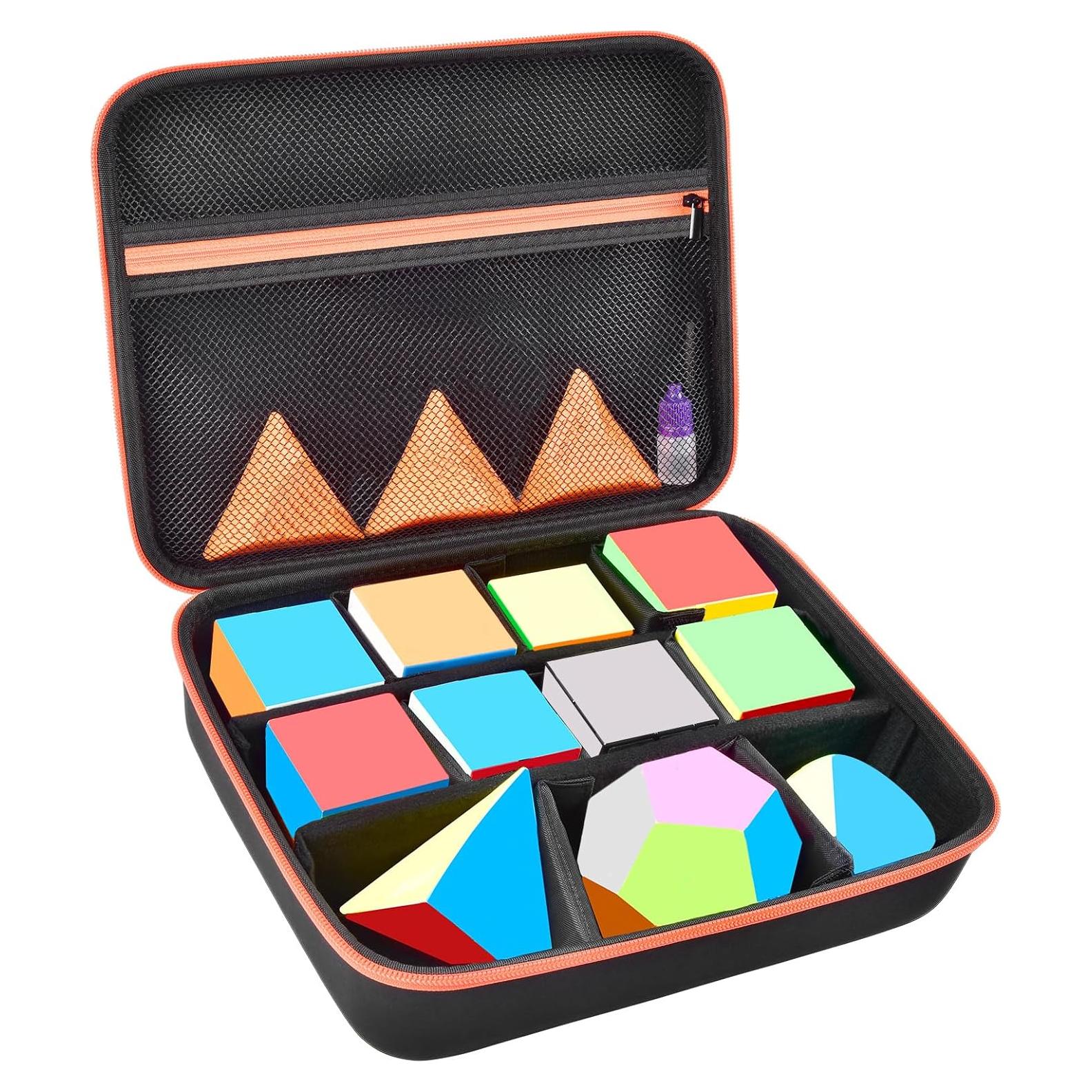 Funda de Almacenamiento para Cubos de Velocidad Grapsa - Negro