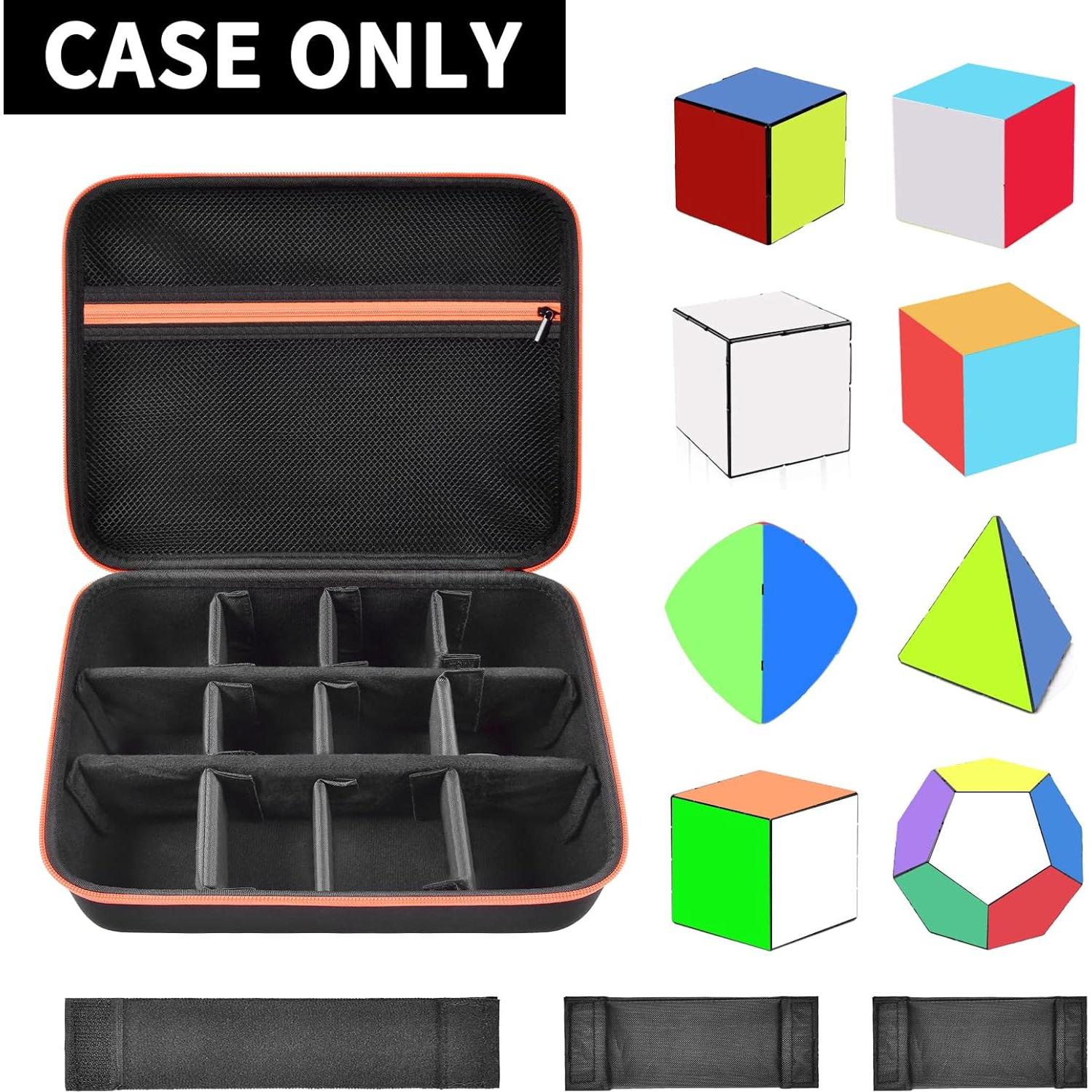 Funda de Almacenamiento para Cubos de Velocidad Grapsa - Negro