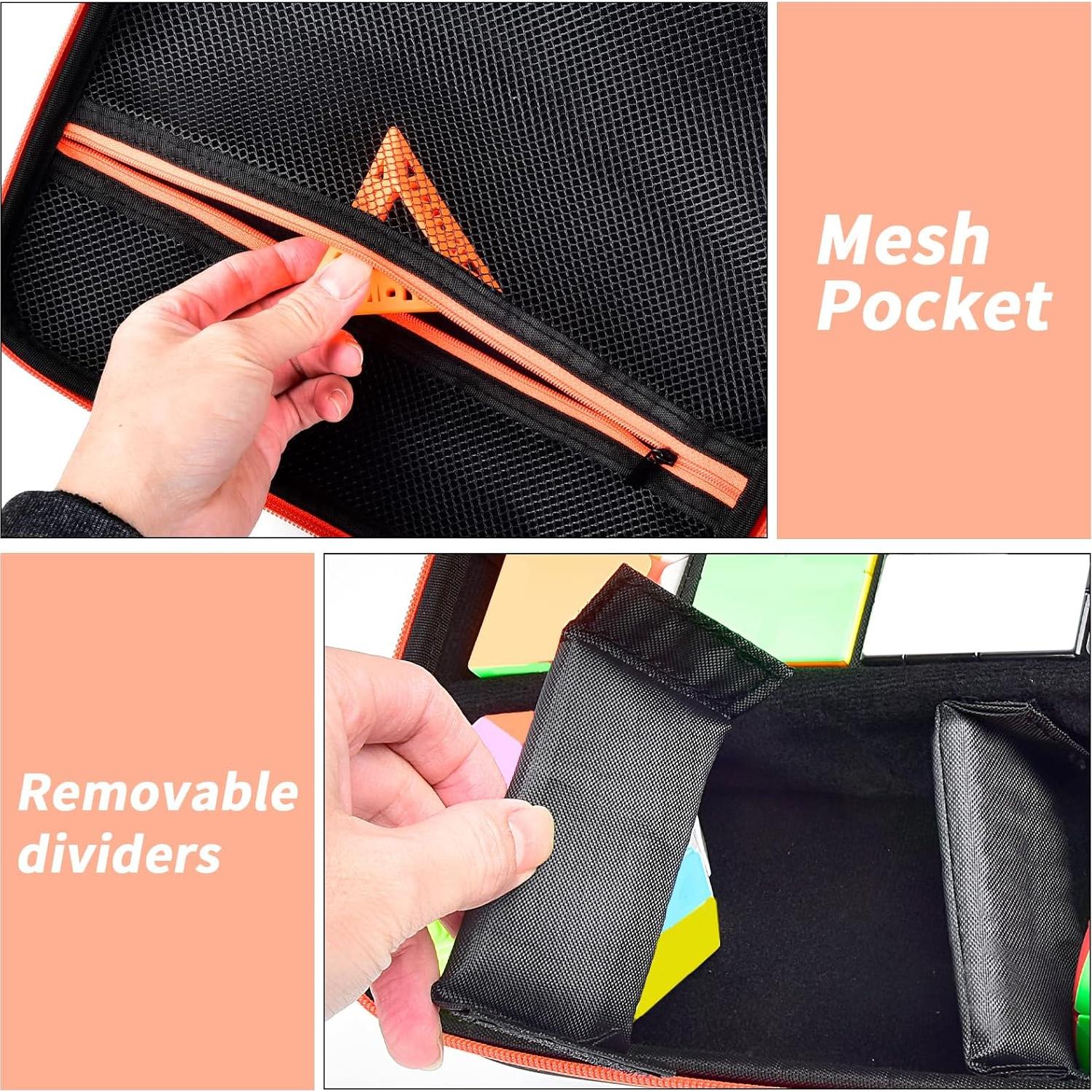 Funda de Almacenamiento para Cubos de Velocidad Grapsa - Negro