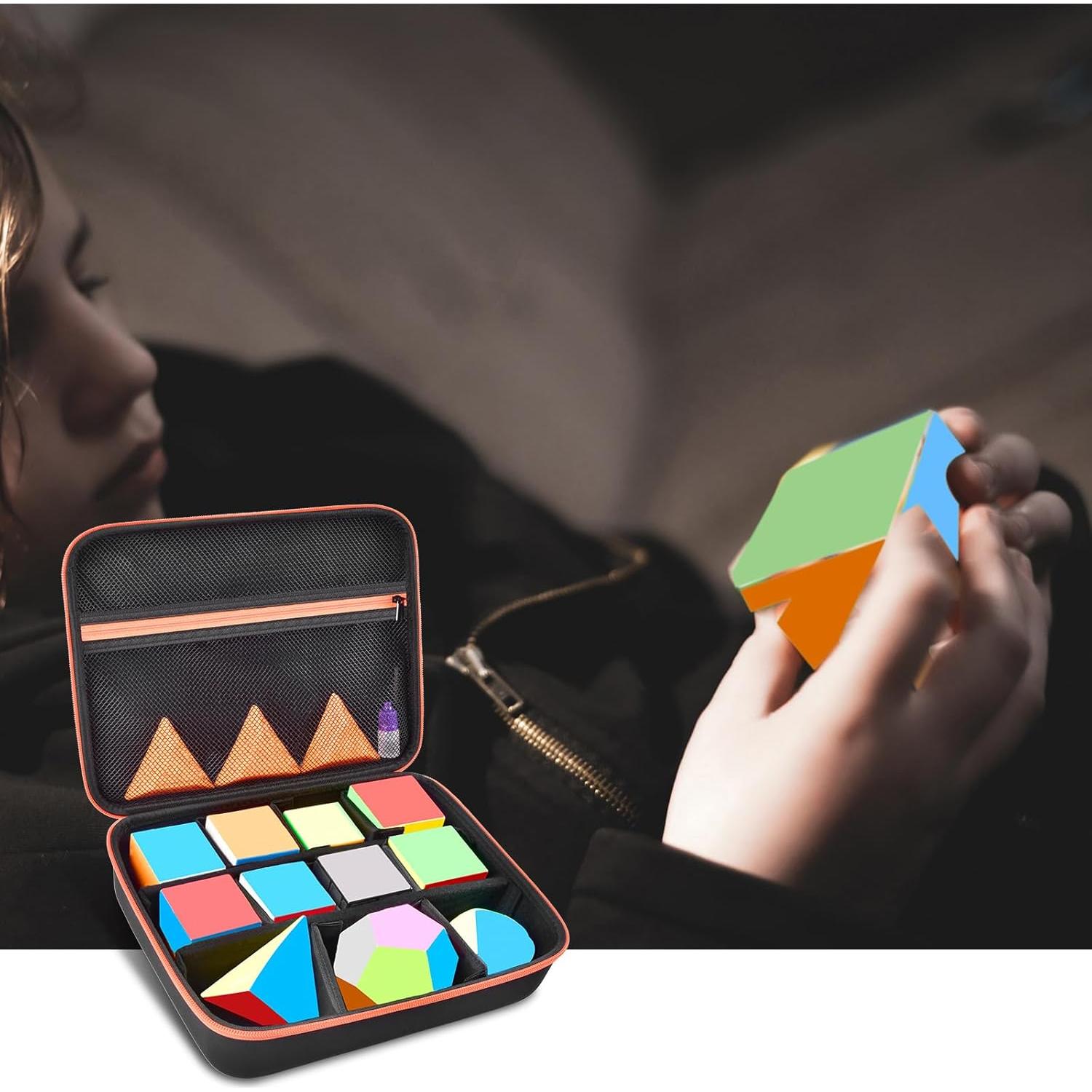 Funda de Almacenamiento para Cubos de Velocidad Grapsa - Negro