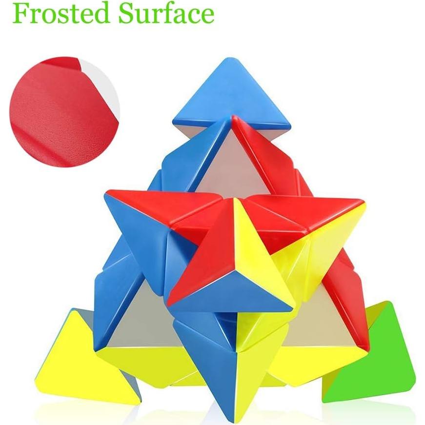 Cubo Velocista Pirámide Roxenda 3x3, Juguete Educativo