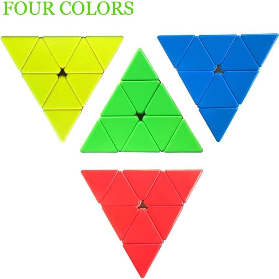 Cubo Velocista Pirámide Roxenda 3x3, Juguete Educativo