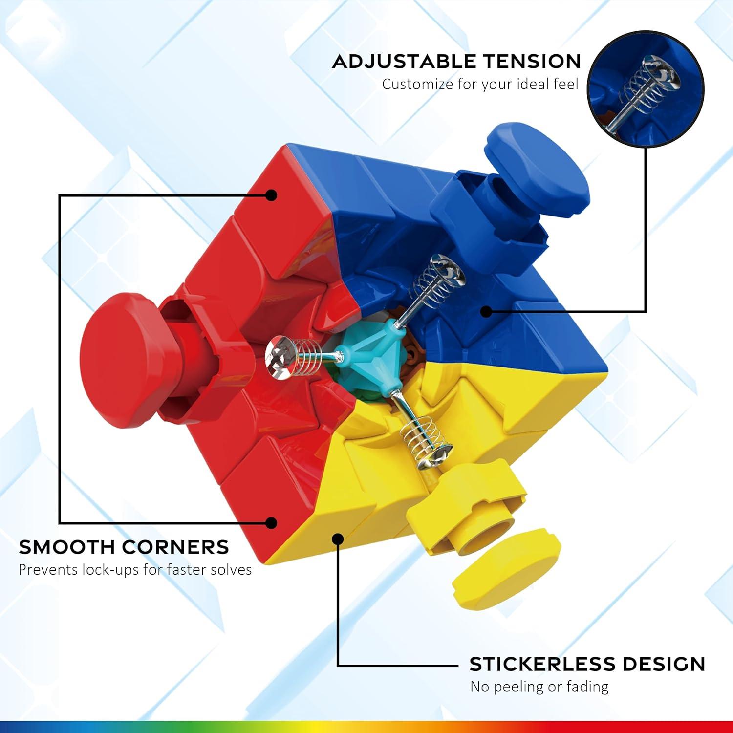 Cubo de Velocidad Goliath NEXcube 3x3 Multicolor - 97g