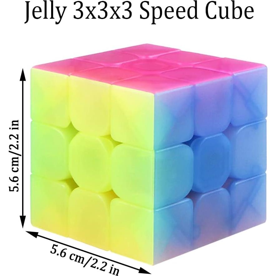 Cubo Velocidad QY Jelly 3x3 Transparente ABS Ecológico
