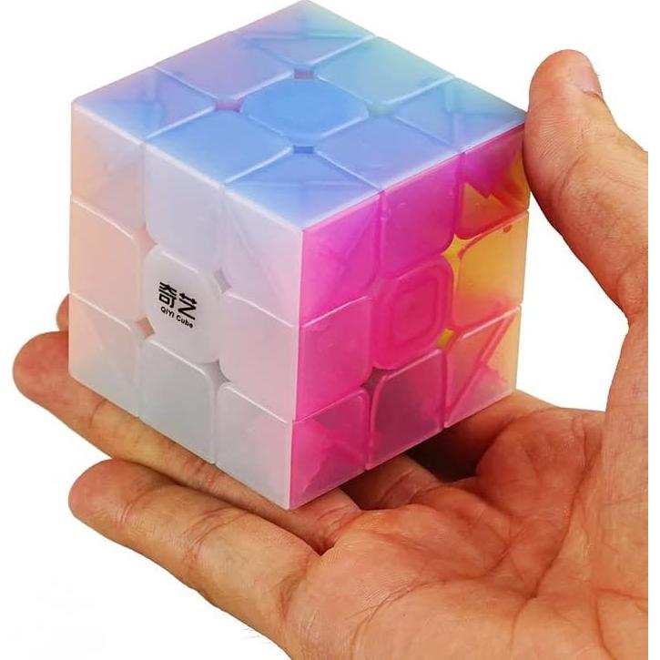 Cubo Velocidad QY Jelly 3x3 Transparente ABS Ecológico