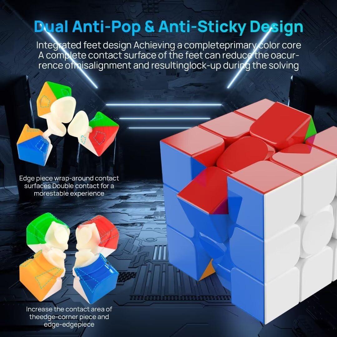 Cubo de Velocidad Magnético 3x3 Nabreeli 2024 - Profesional