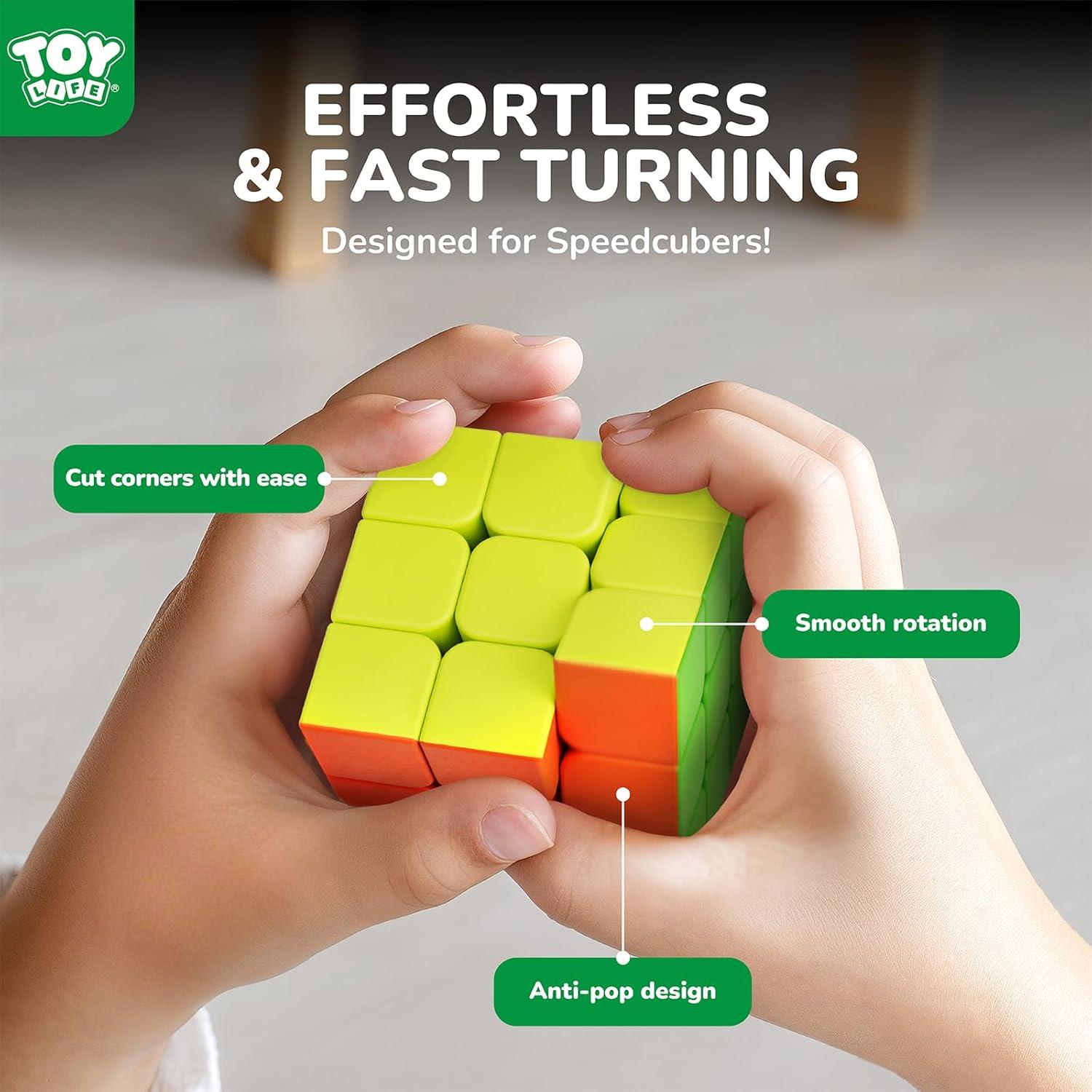 Conjunto de Cubos Mágicos TOY Life 10 Piezas - 3x3, 2x2, 4x4, Pirámide, Megaminx