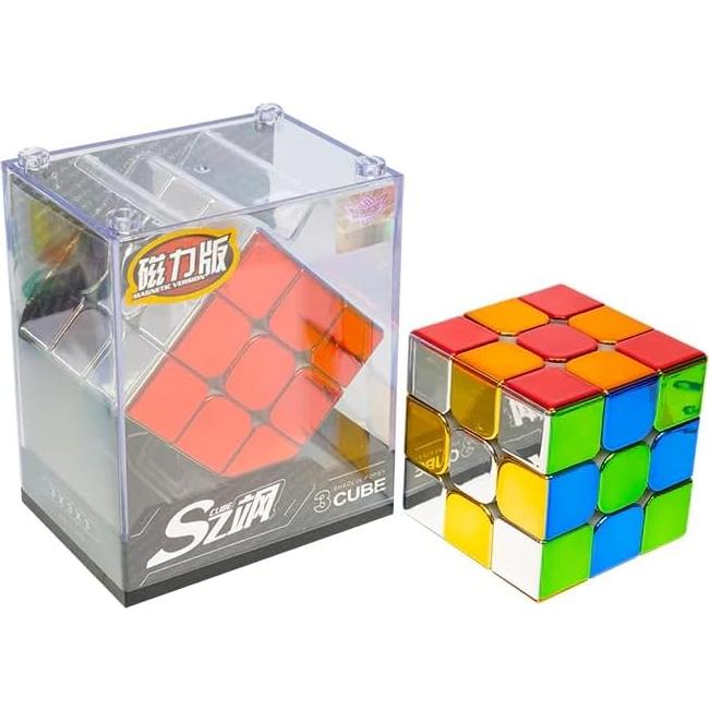 Cubo Mágico Cyclone Boys Metálico 3x3 M Magnético