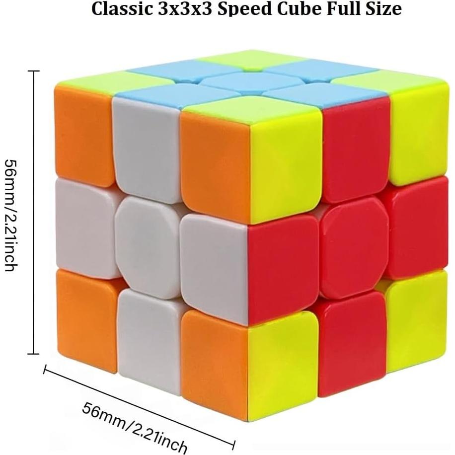 Rompecabezas Shengshou 3x3 Speed Cube 56mm Sin Etiquetas