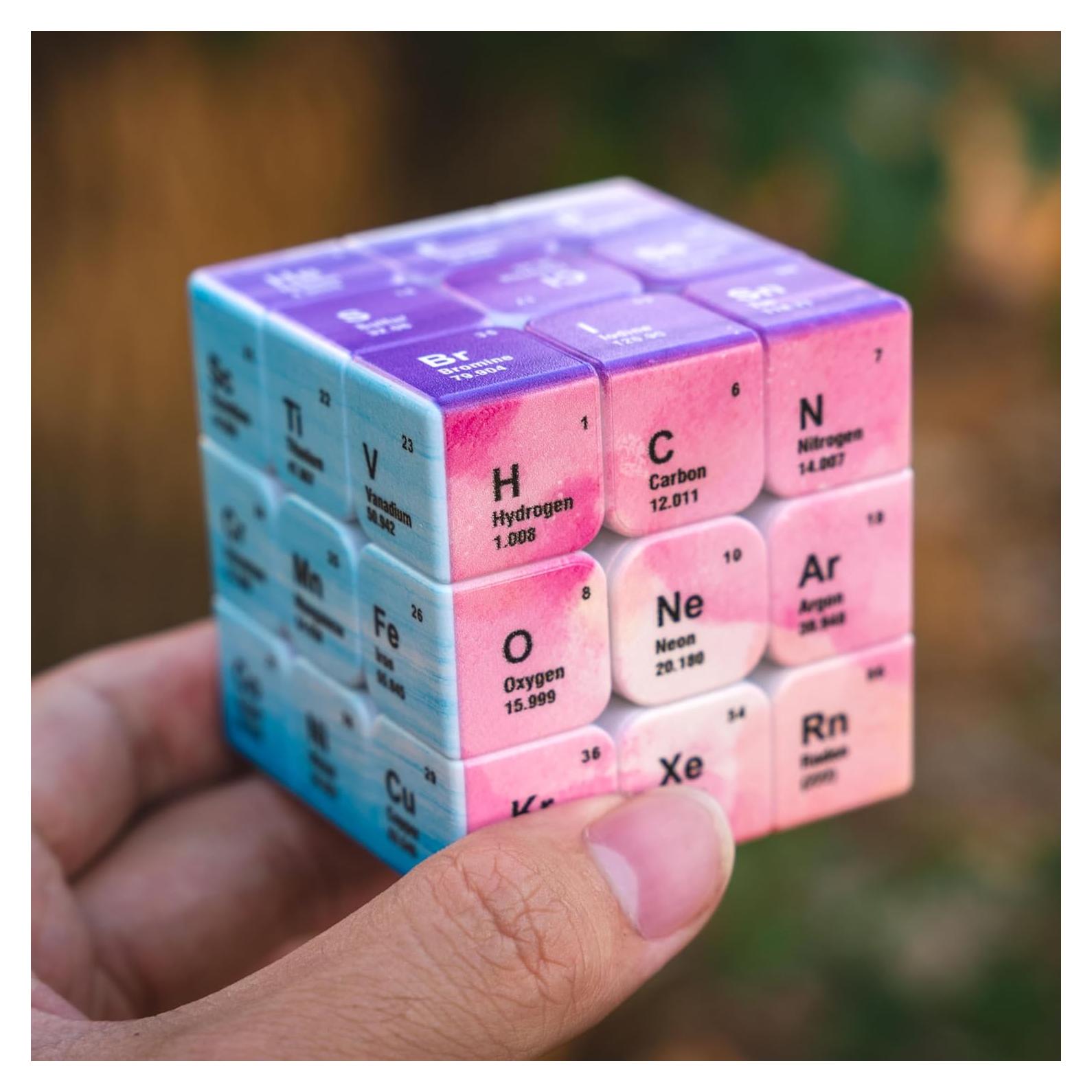 Cubo Mágico 3x3 Cuberspeed Tabla Periódica V2 80g