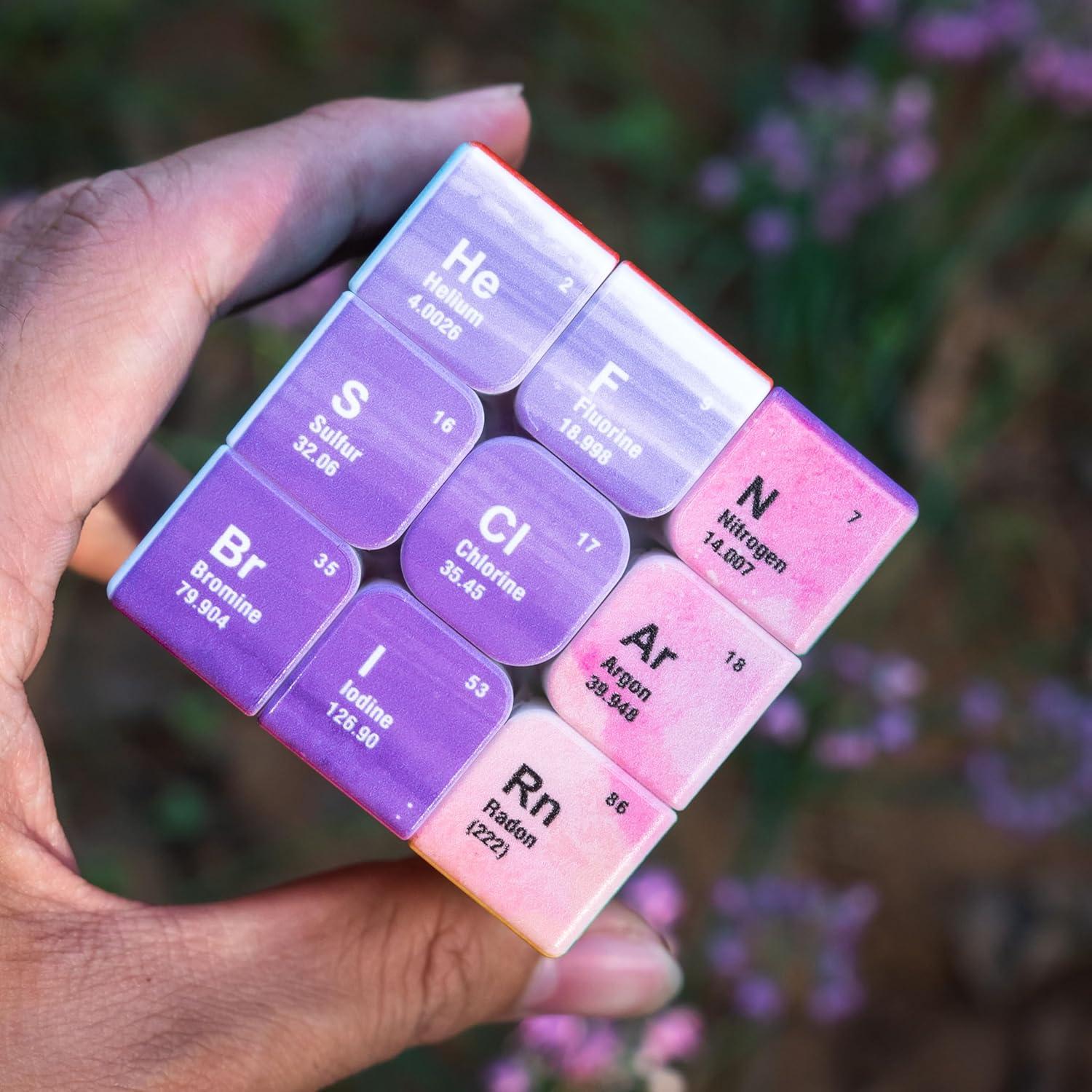 Cubo Mágico 3x3 Cuberspeed Tabla Periódica V2 80g