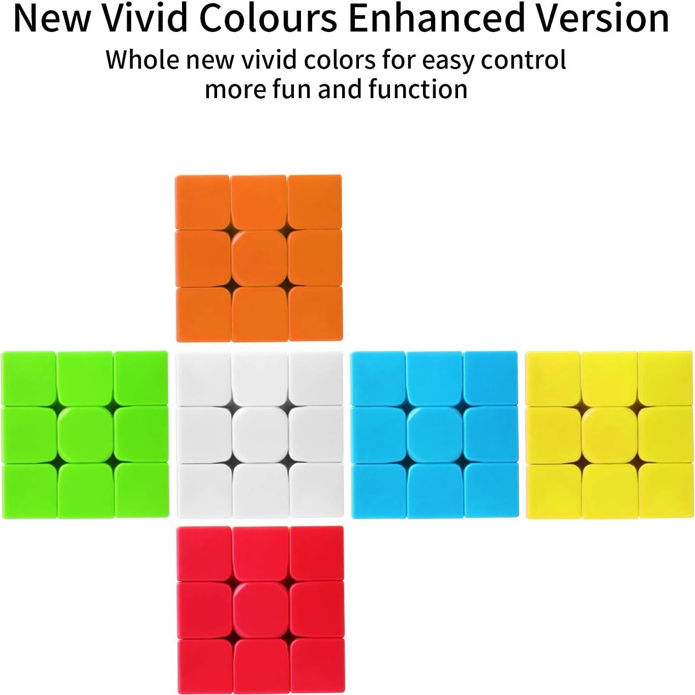 Cubo Velocidad Roxenda 3x3 Sin Etiquetas - QYTOYS Guerrero S