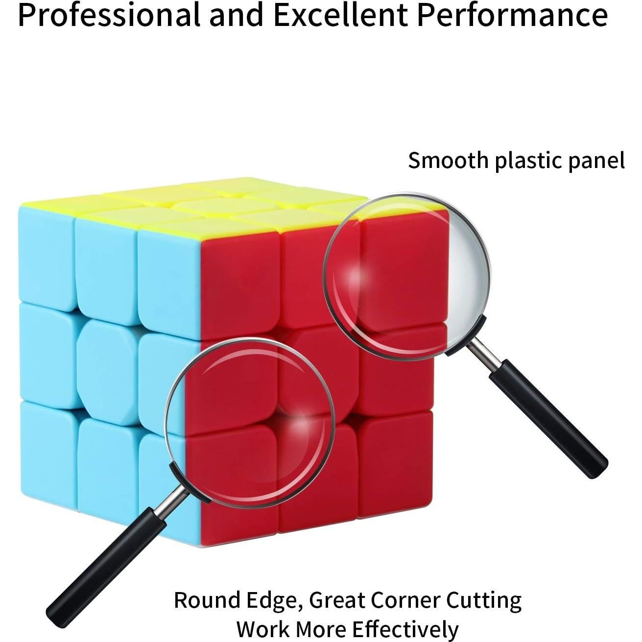 Cubo Velocidad Roxenda 3x3 Sin Etiquetas - QYTOYS Guerrero S