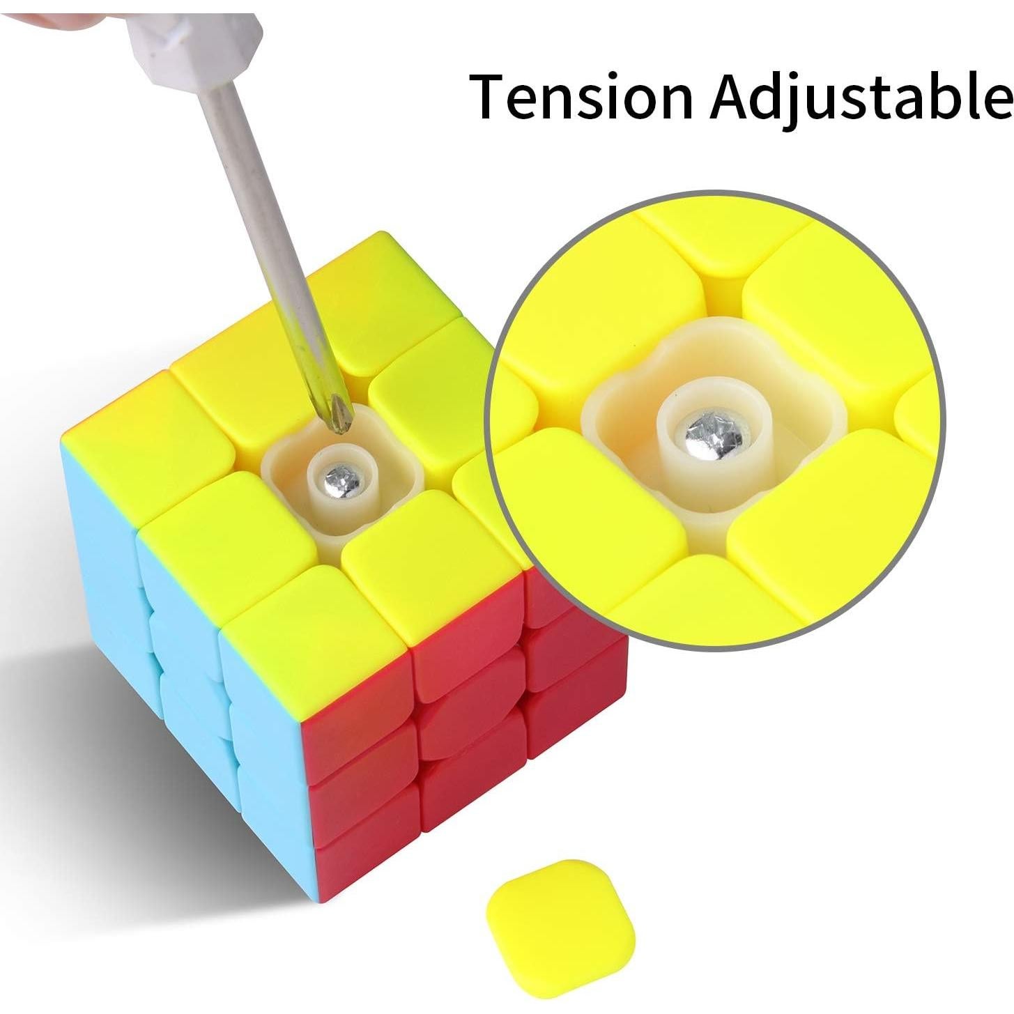 Cubo Velocidad Roxenda 3x3 Sin Etiquetas - QYTOYS Guerrero S