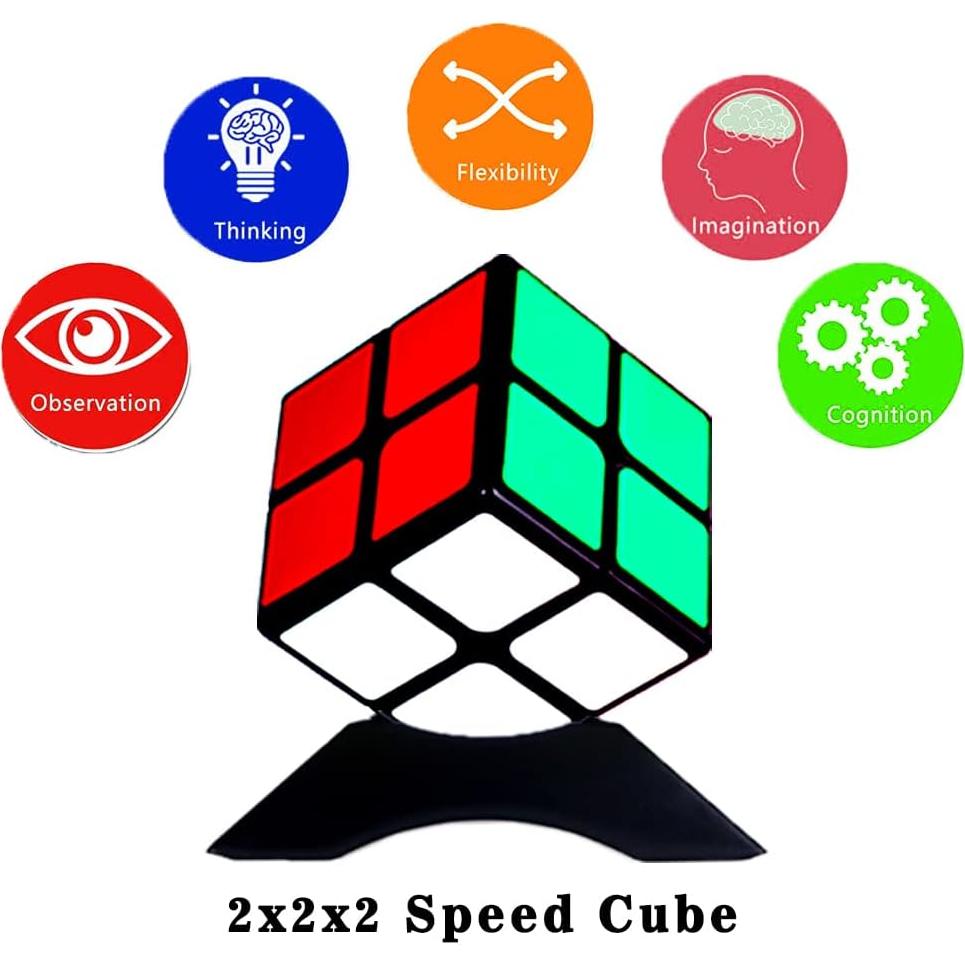 Cubo Velocidad 2x2 Negro Jbpbslu - Rompecabezas Ecológico
