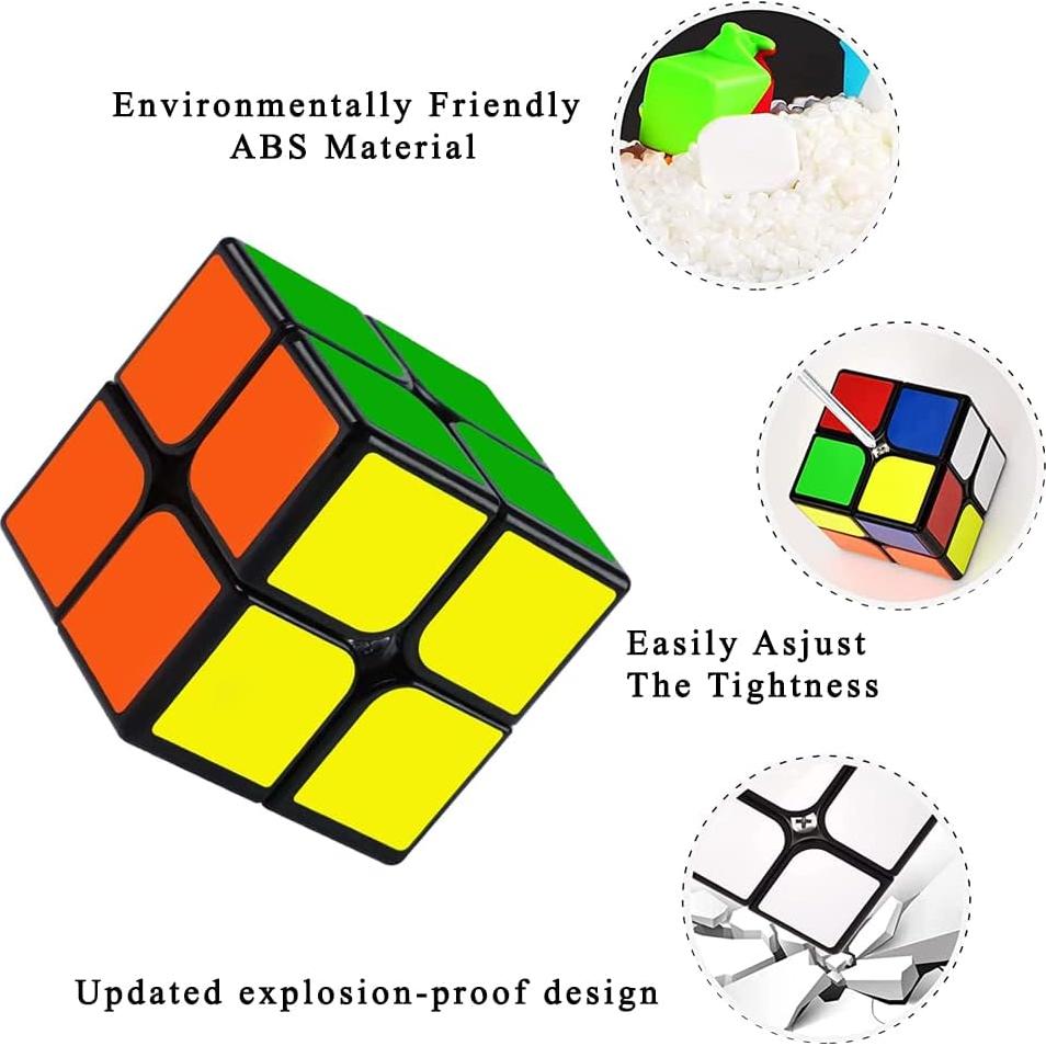 Cubo Velocidad 2x2 Negro Jbpbslu - Rompecabezas Ecológico