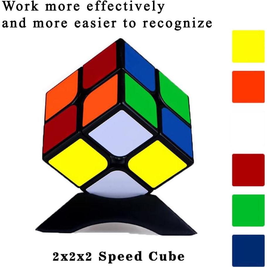 Cubo Velocidad 2x2 Negro Jbpbslu - Rompecabezas Ecológico