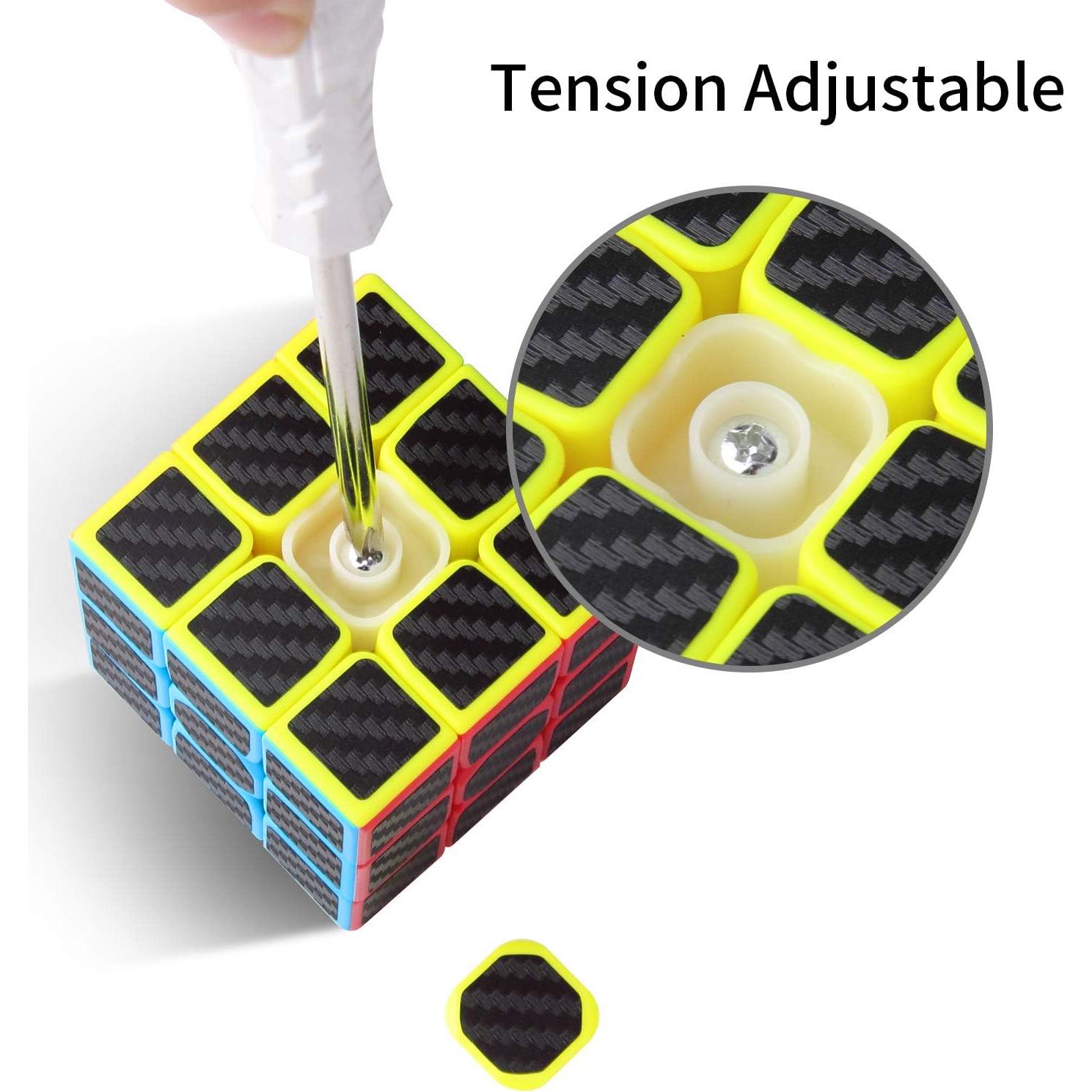 Conjunto de Cubos de Velocidad Roxenda 5 Piezas 2x2 3x3 4x4 Megaminx