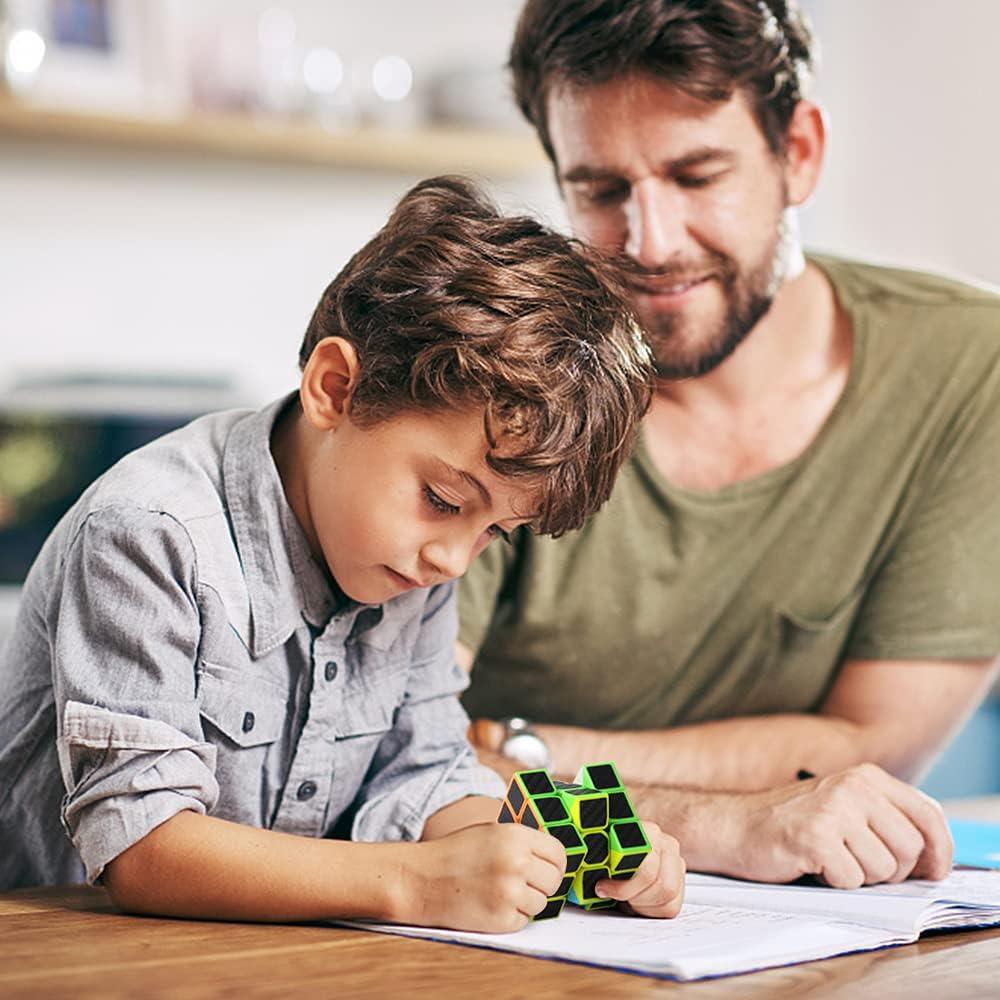 Conjunto de Cubos de Velocidad Roxenda 5 Piezas 2x2 3x3 4x4 Megaminx