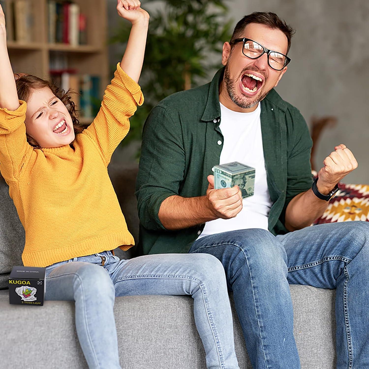 Cubo de Velocidad 3x3 Kugoa Patrón 10 Dólares 56mm