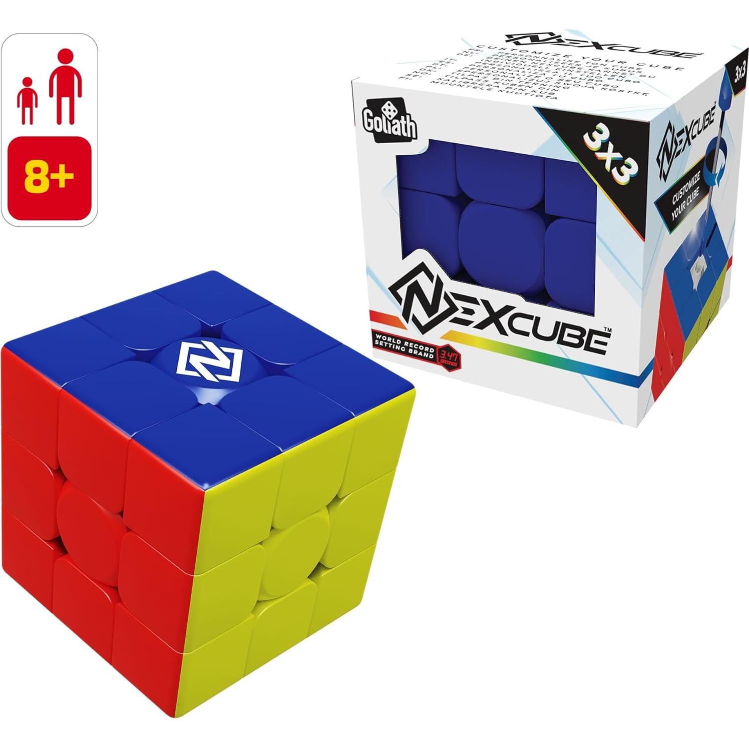 Cubo de Velocidad Goliath NexCube 3x3 Multicolor - Sin Etiquetas