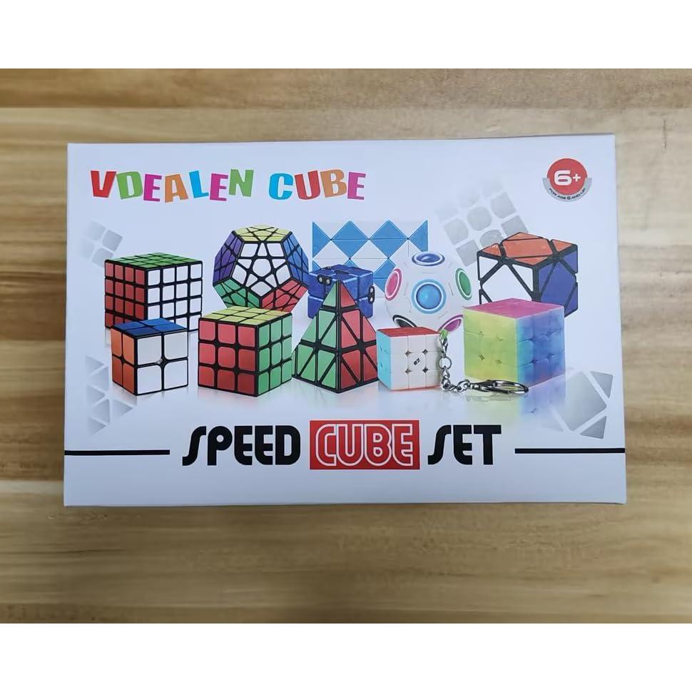 Conjunto de Cubos de Velocidad Vdealen 11 Piezas Juguete