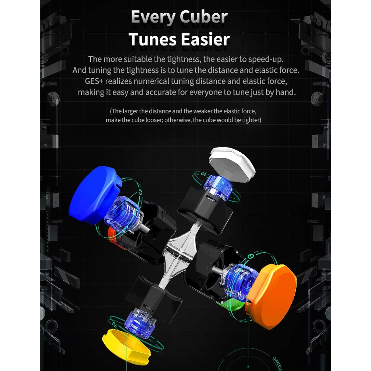 Cubo de Velocidad Magnético GAN 356 M Lite 3x3 - 74g