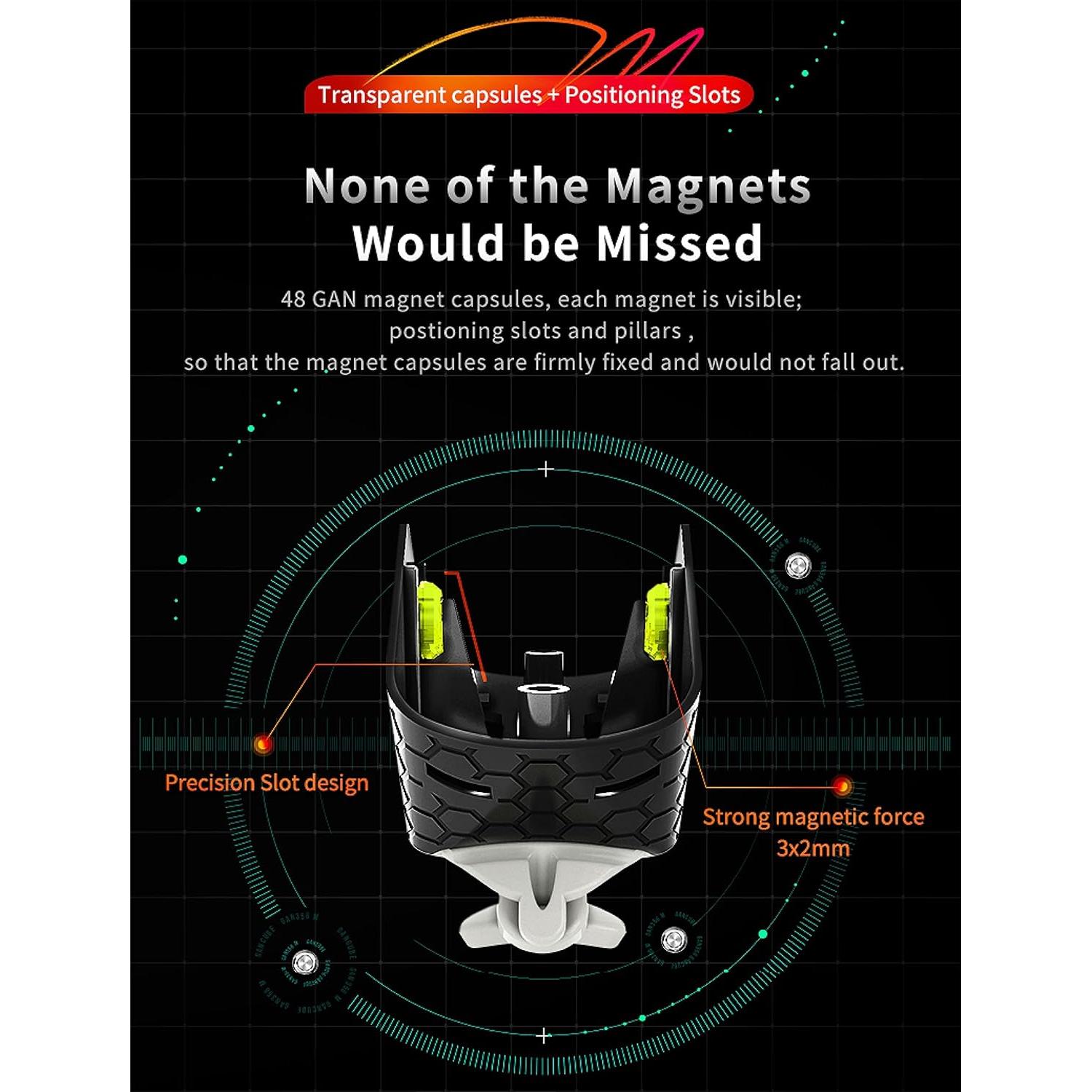 Cubo de Velocidad Magnético GAN 356 M Lite 3x3 - 74g