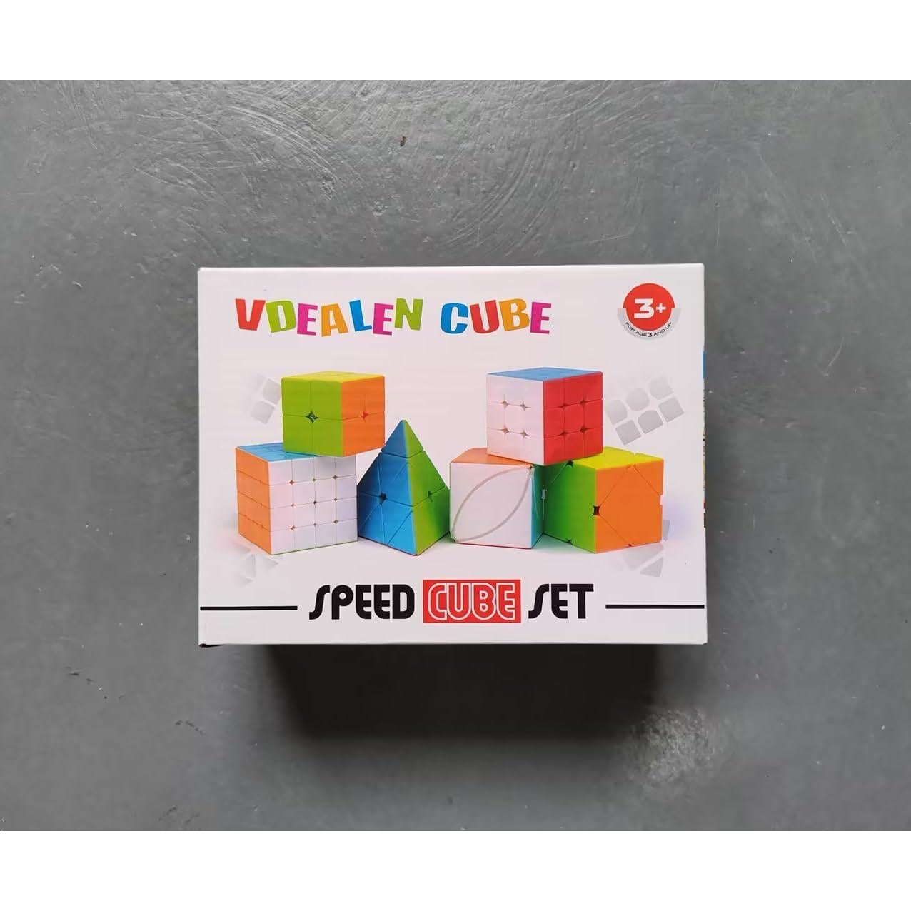 Juego de Cubos Mágicos Vdealen 2x2 3x3 4x4 Pirámide Skewb Ivy