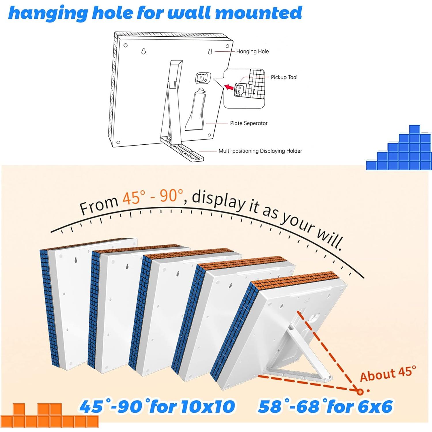 Cubo Mosaico GAN 6x6 con 36 Mini Cubos y Soporte