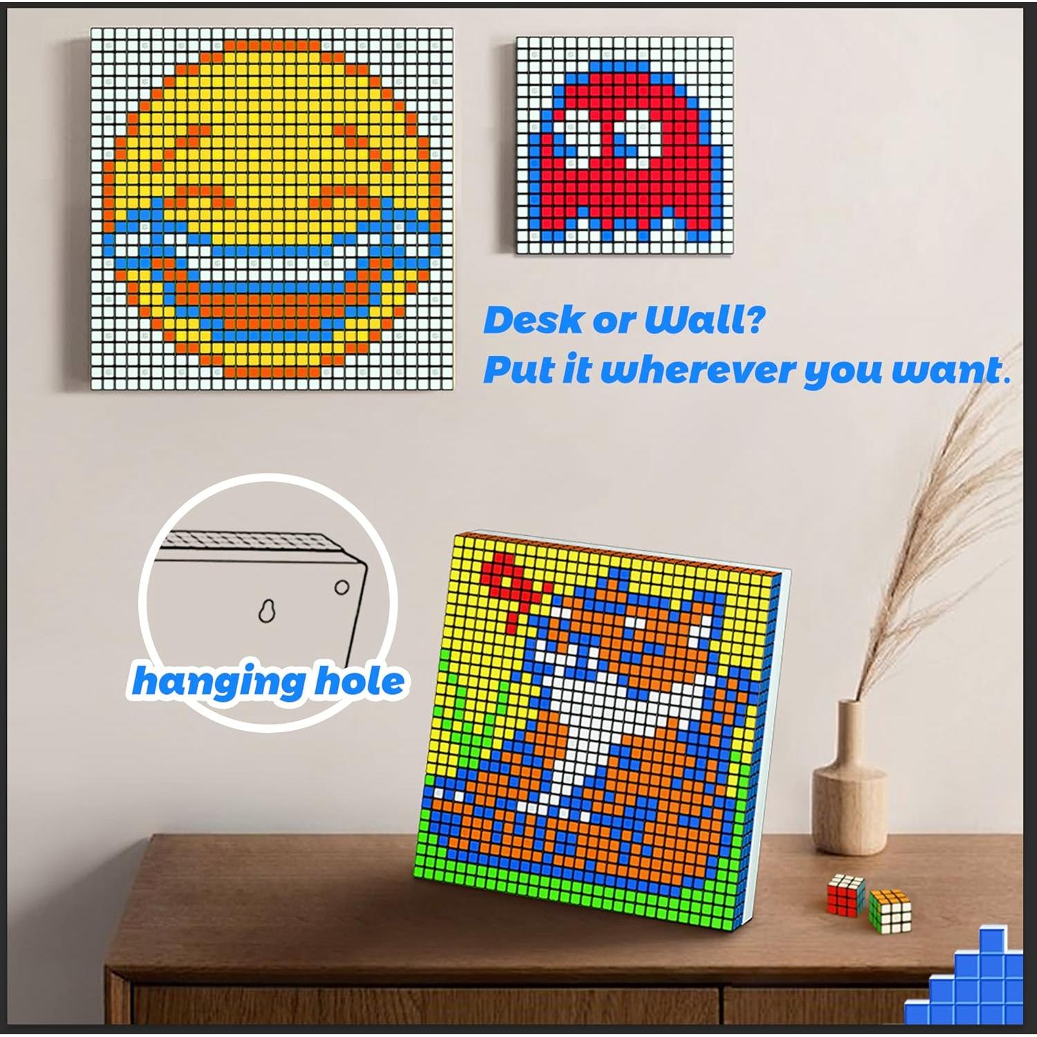 Cubo Mosaico GAN 6x6 con 36 Mini Cubos y Soporte