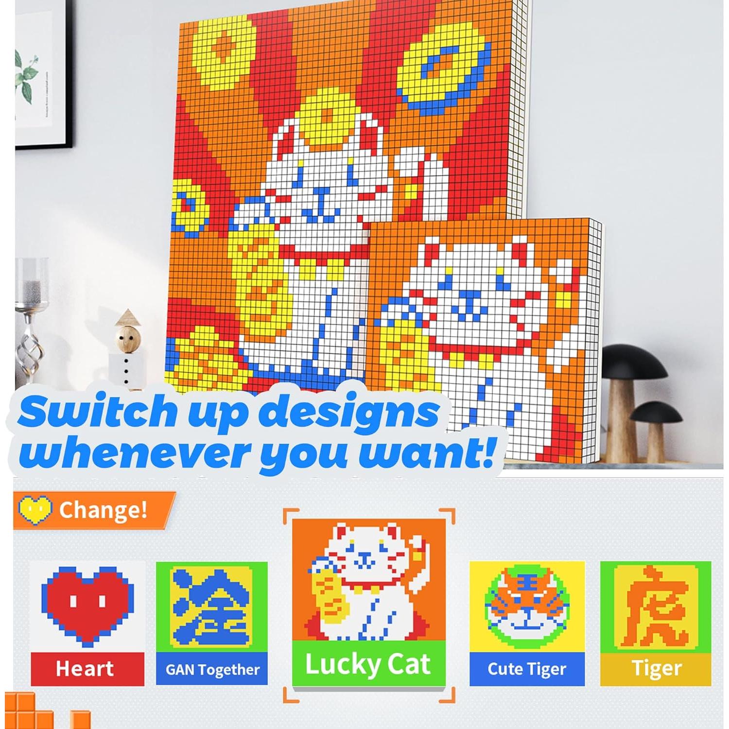 Cubo Mosaico GAN 6x6 con 36 Mini Cubos y Soporte