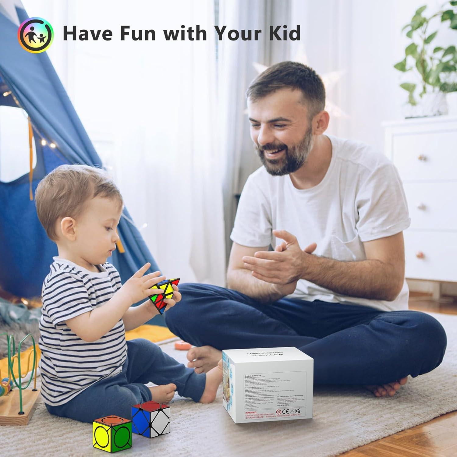 Juego de Cubos de Velocidad Vdealen - 10 Piezas 2x2 3x3 4x4