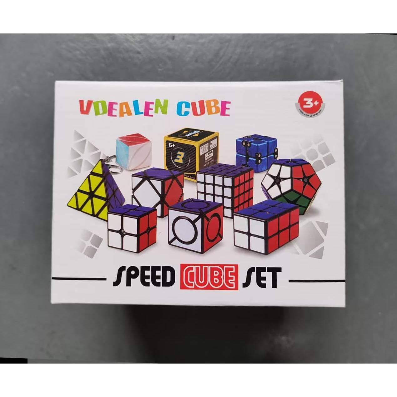 Juego de Cubos de Velocidad Vdealen - 10 Piezas 2x2 3x3 4x4
