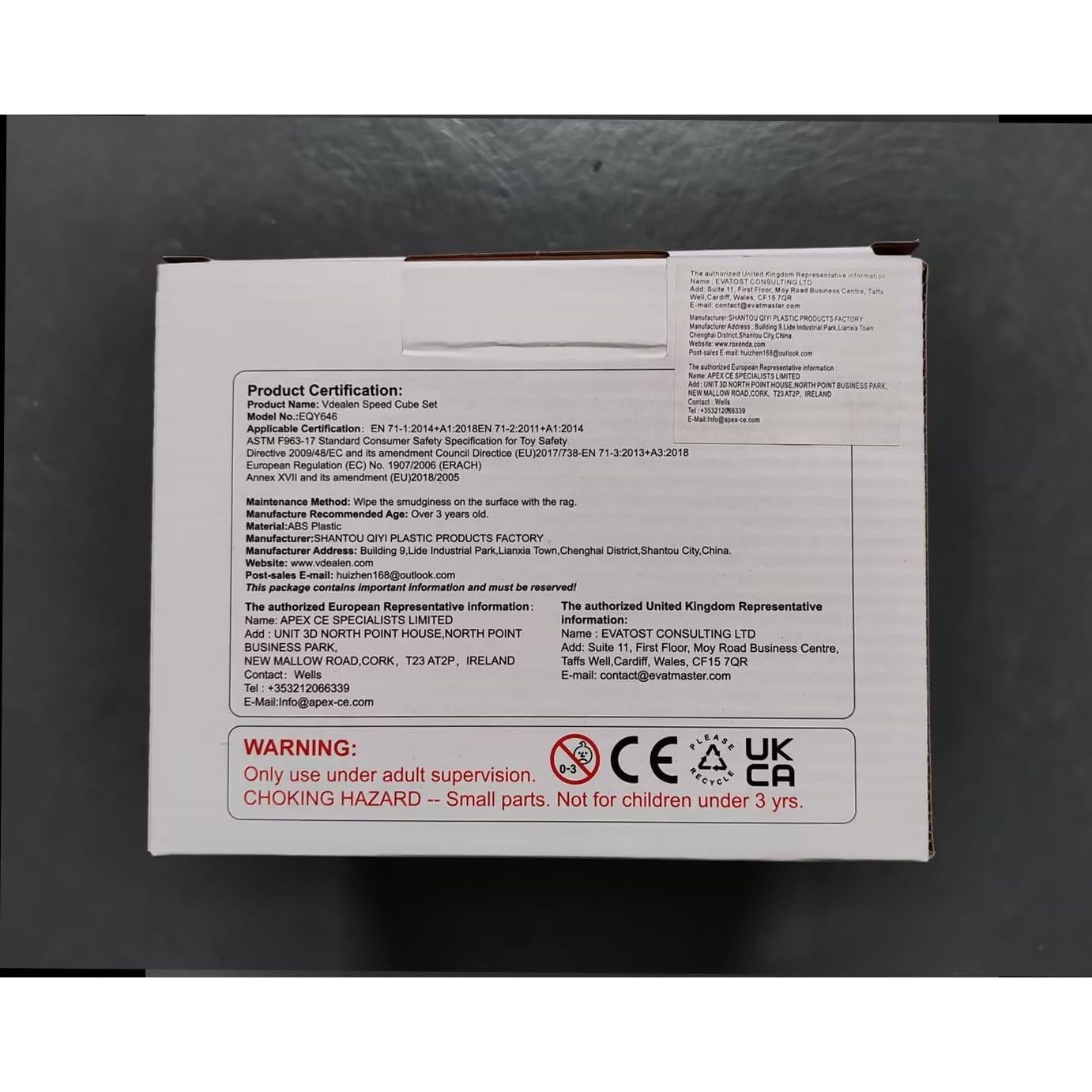 Juego de Cubos de Velocidad Vdealen - 10 Piezas 2x2 3x3 4x4